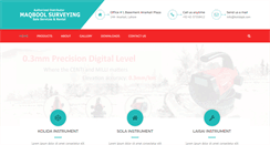 Desktop Screenshot of maqboolsurveying.com